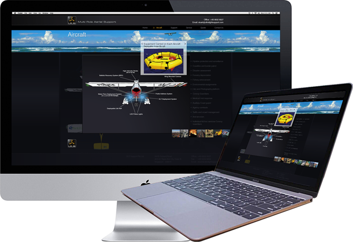 ULS Aircraft Website